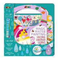 Libro De Actividades Avenir Para Pintar Con Agua Y Stickers Unicornios