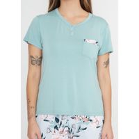 Pijama Mujer 70.1114 Kayser Capri Viscosa Verde