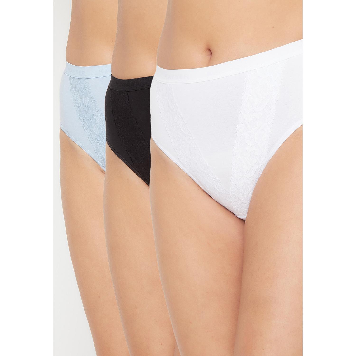 Pack X3 Calzones Maxi Mujer P310.80 Kayser Algodón Celeste2
