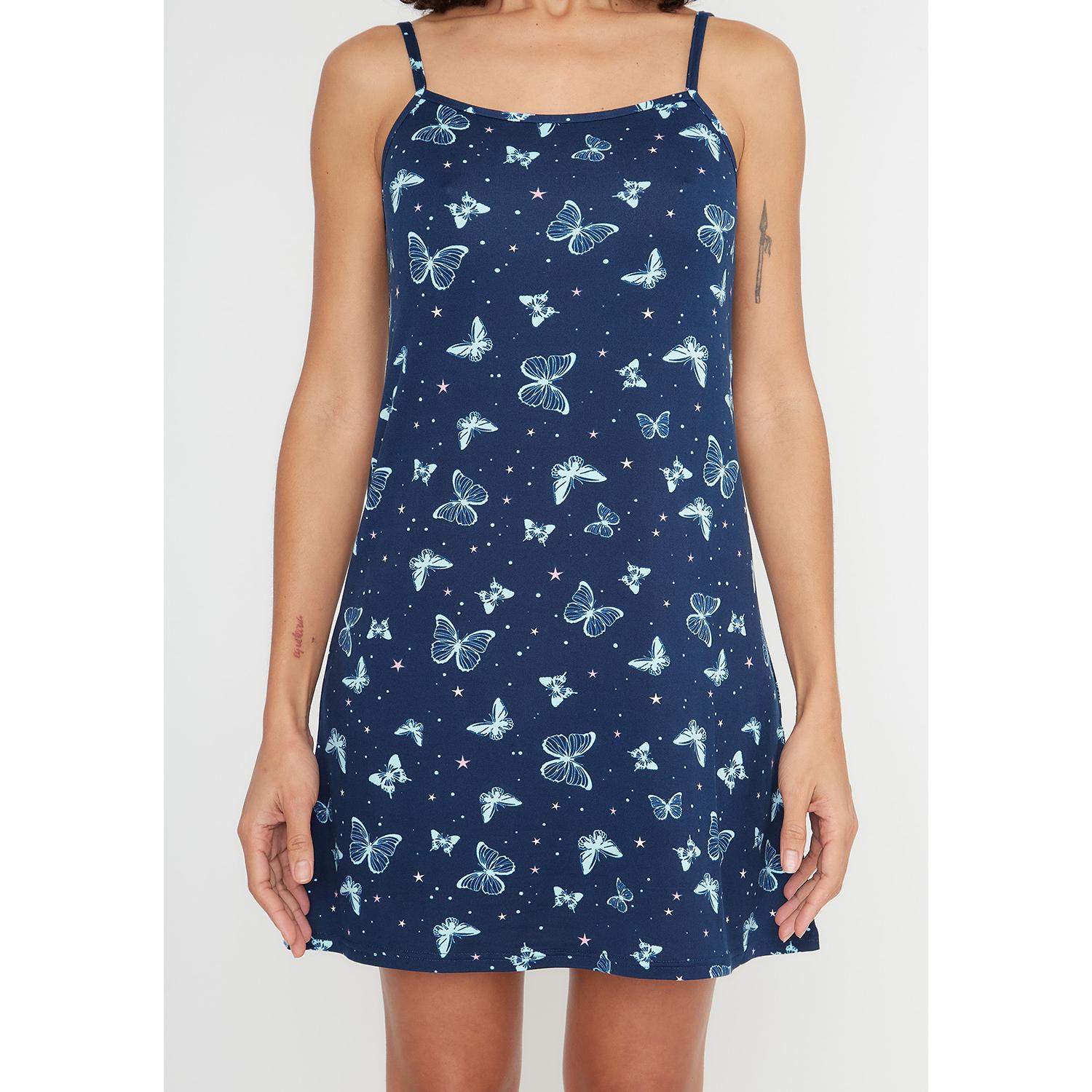 Camisola Con Bretel Mujer 71.1074 Kayser Azul
