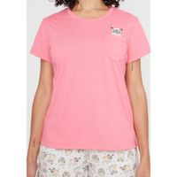 Pijama Short Mujer 70.1081 Kayser Algodón Fucsia