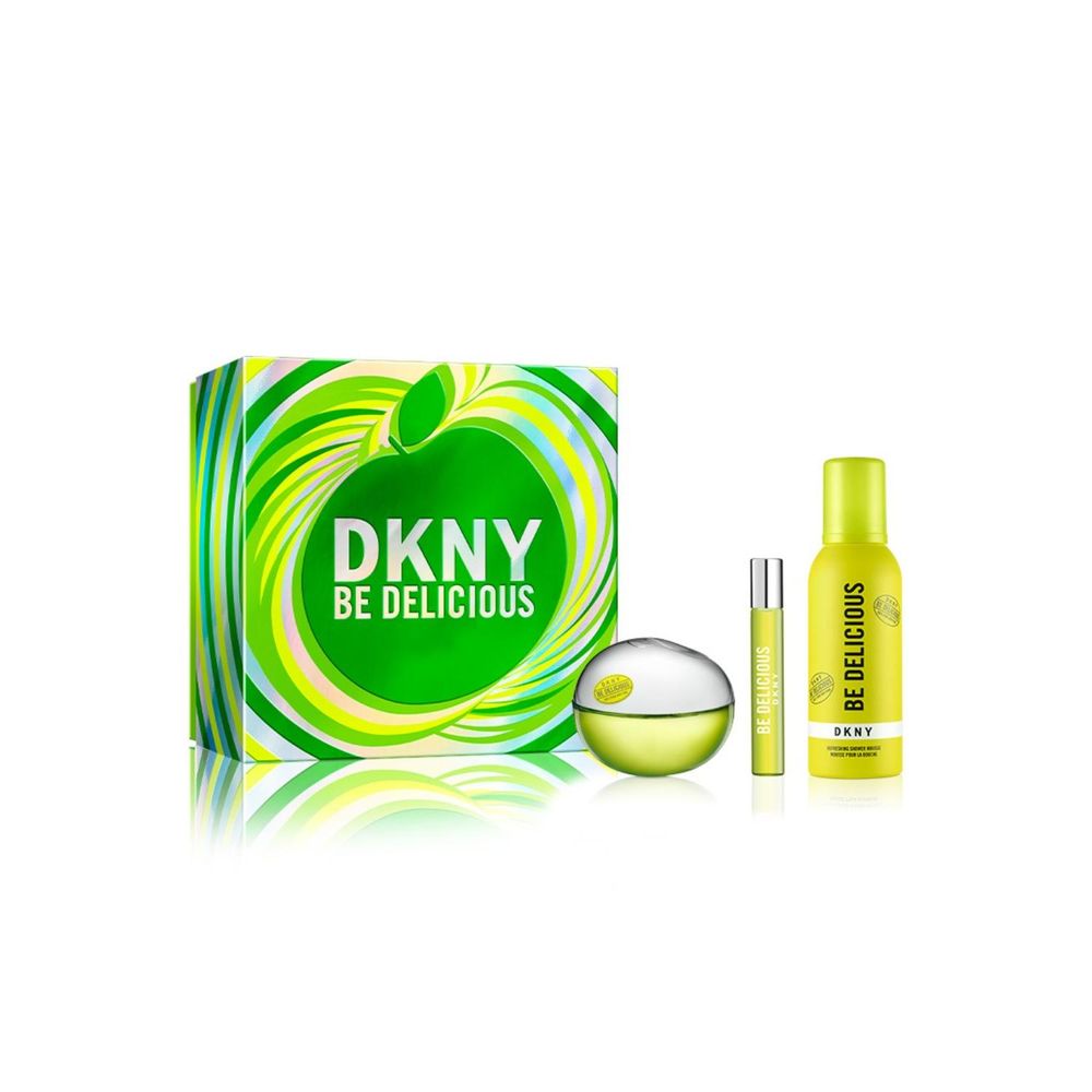 Perfume Donna Karan Be Delicious Edp 100Ml + Edp 15 Ml + Shower Mousse 150 Ml