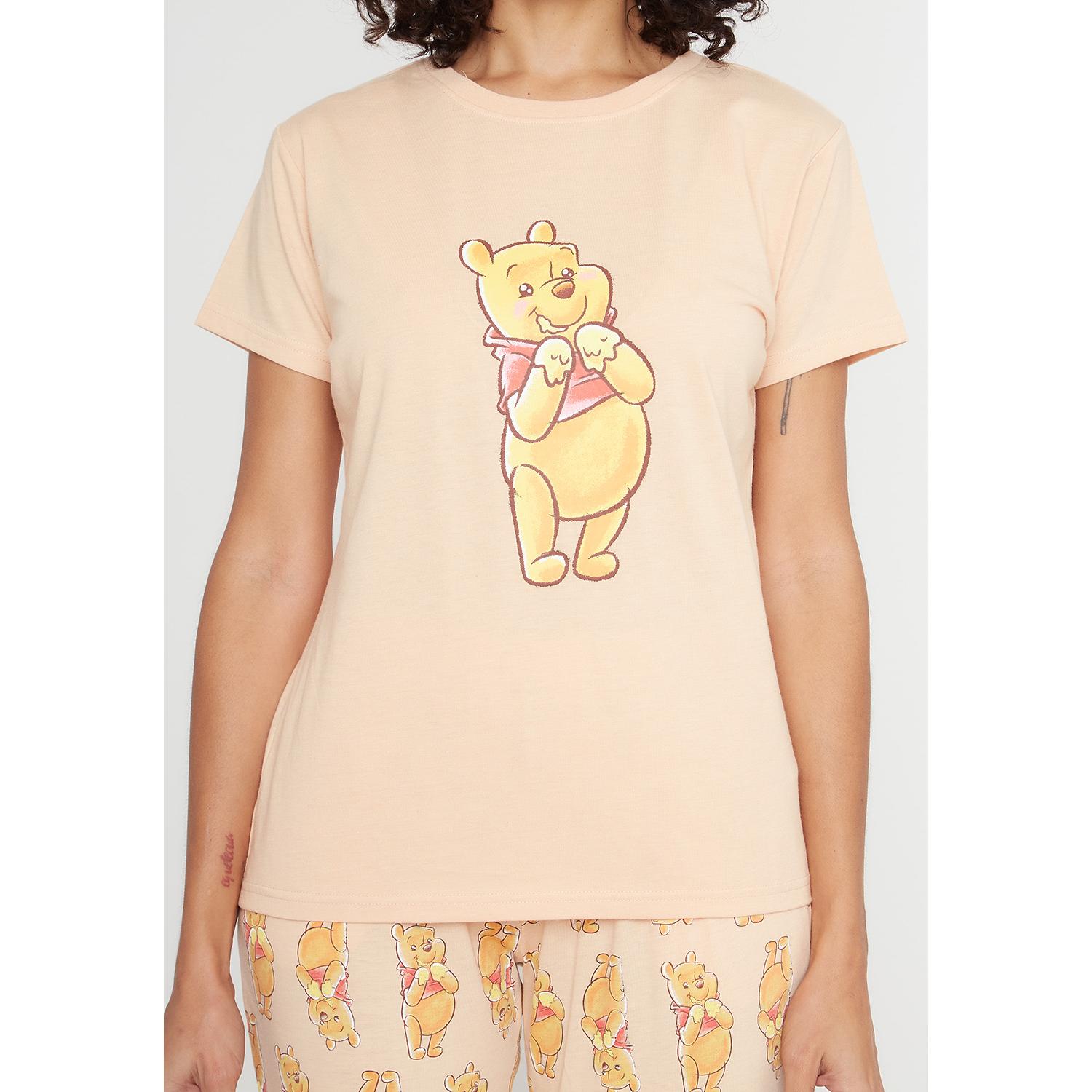 Pijama Mujer D7071 Kayser Capri Algodón Naranja