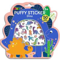 Stickers Puffy Avenir Dinosaurios 50 Piezas