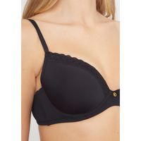 Sostén Mujer Push Up 50.500 Kayser Microfibra Negro