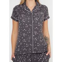 Pijama Pantalón Mujer 70.1117 Kayser Antifaz Algodón Gris