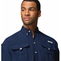 Camisa Para Hombre Manga Corta PFG Bahama™ II Azul Vestuario