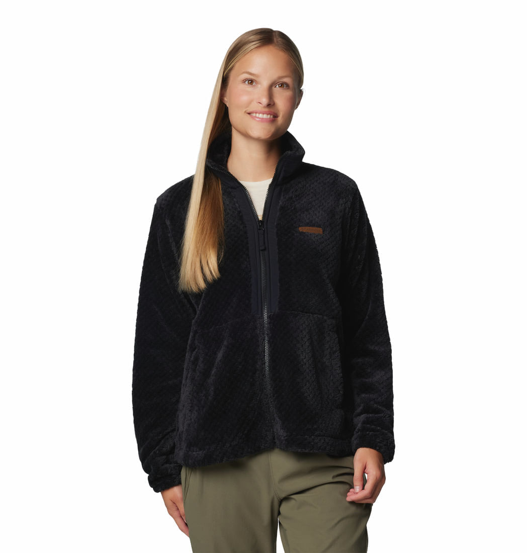 Polar Para Mujer Con Cierre Completo Fire Side™ III Negro Vestuario