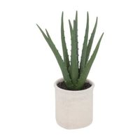 Planta artificial Aloe Vera con maceta Natural 29cm Atmosphera
