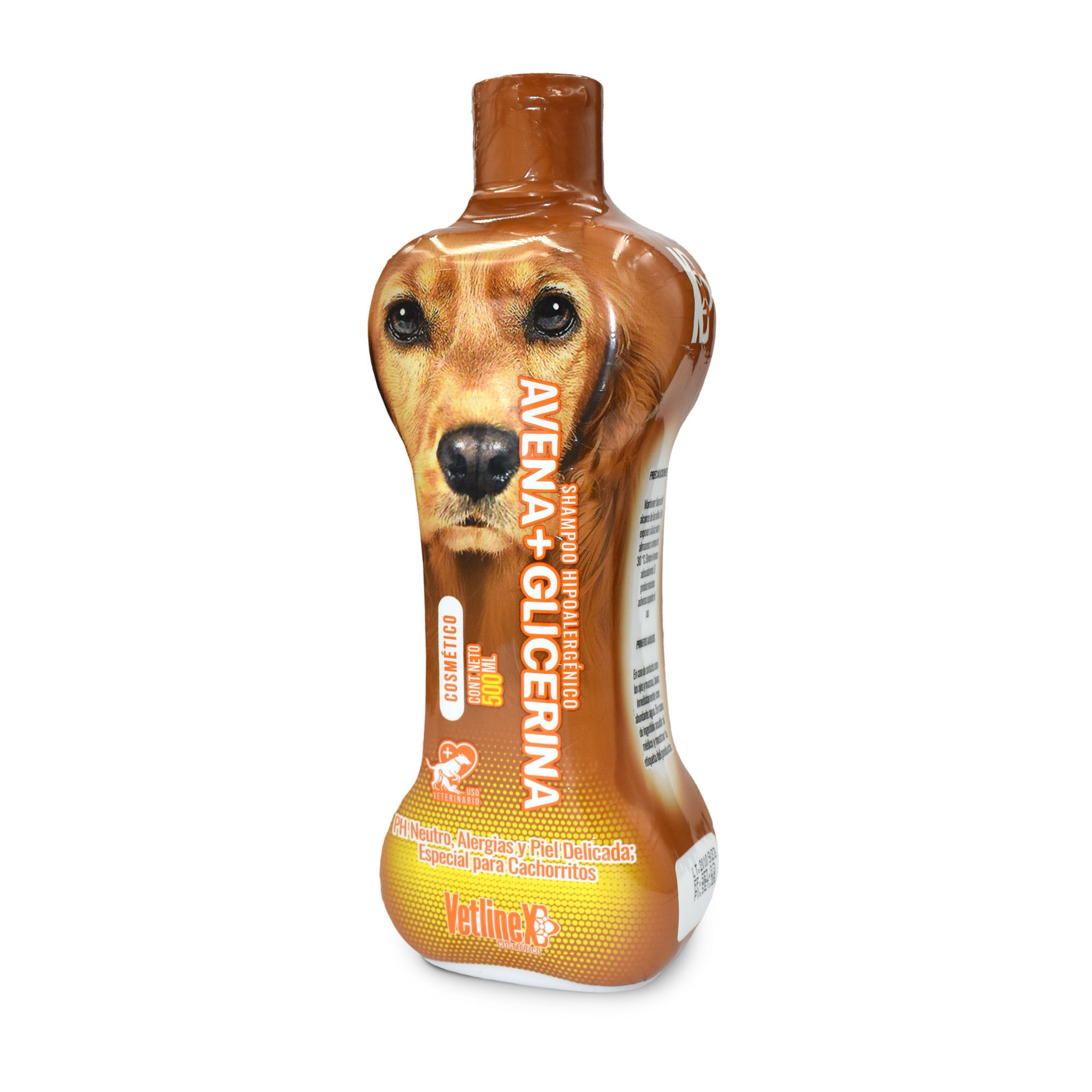Shampoo para Perro Avena Glicerina VETLINEX 500 ml