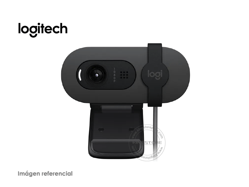 Camara Web Logitech BRIO 100 FHD 1080P USB-A Grafito