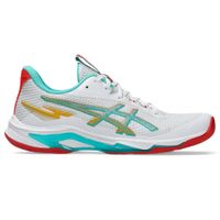 Zapatillas ASICS Netburner Ballistic FF 4 White/Sea Glass Mujer