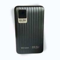 Wesdar - Power Bank 22.5W PD LED Fast Charge c/cable lightning y Type-C 20000mAh - Negro