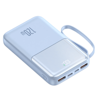 Wesdar - Power Bank 22.5W PD LED Fast Charge c/cable lightning y USB-C 20000mAh - Azul