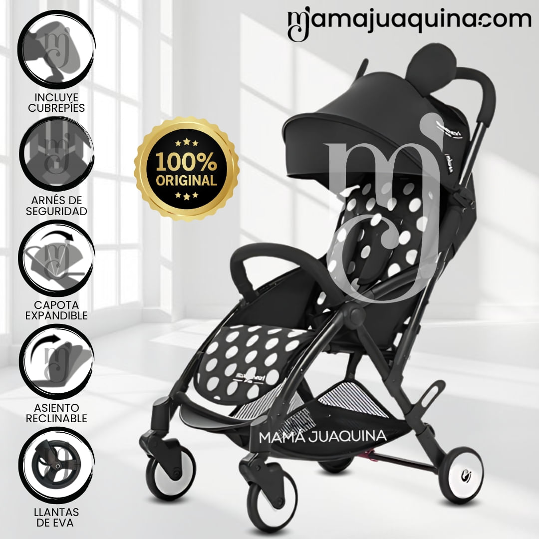 Coche Maleta de Lujo «MINNIE-E» Edición Limitada Negro