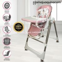 Silla de Comer Columpio 2 en 1 «KING» Edición Limitada Rosa