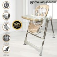 Silla de Comer Columpio 2 en 1 «KING» Edición Limitada Beige