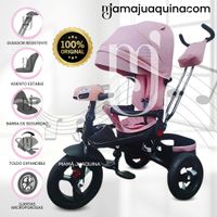 Triciclo Guiador para Niños «EFABEL» Rosa