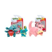 Pokemon Jazwares Pack Froakie Gible Slowpoke