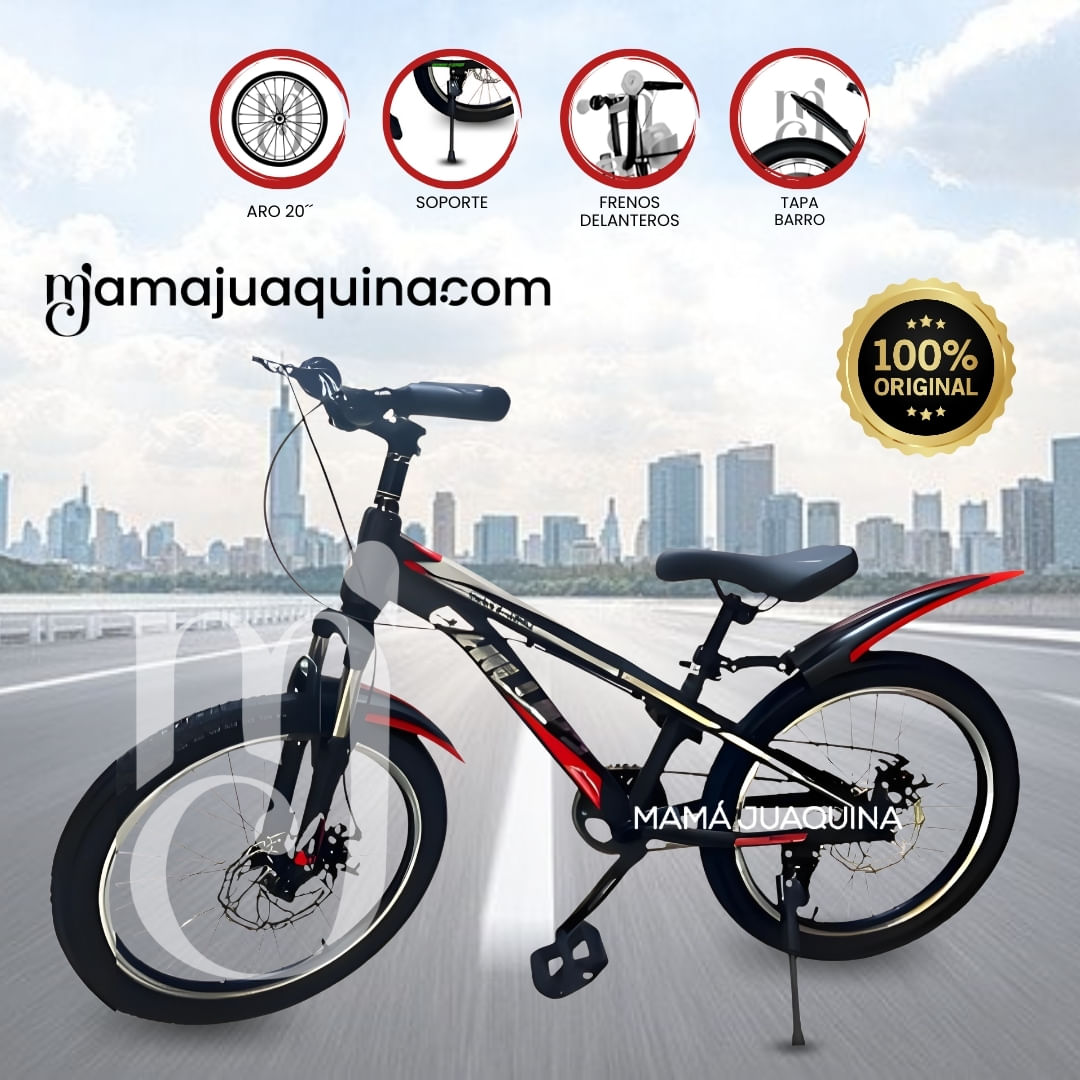 Bicicleta Deportiva Aro 20 «SKINY PHILLIPS» Edición Limitada Rojo