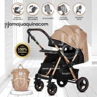 Coche Cuna «TURQUIA PREMIUM» con Mochila Pañalera  Beige