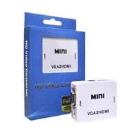 ADAPTADOR CONVERTIDOR VGA A HDMI C/AUDIO FULLHD 1080P
