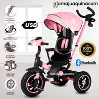 Triciclo Guiador Musical 3 en1 «BUMER» Rosa
