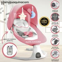 Silla Mecedora Didactica «STAR» con Bluetooth Rosa