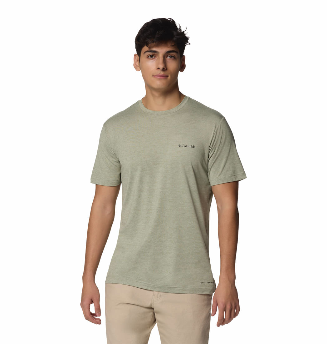 POLO PARA HOMBRE MANGA CORTA KWICK HIKE™ VERDE COLUMBIA