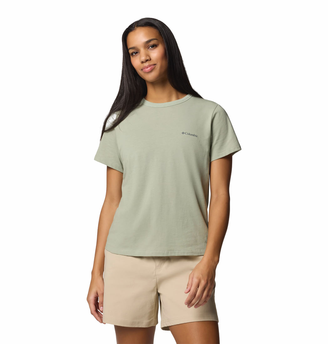 Polo Para Mujer Manga Corta Sun Trek™ Verde Columbia