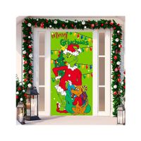 FUNDA NAVIDEÑA PARA PUERTA 410878-3-4