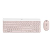 Teclado Logitech + Mouse MK470 Wireless Slim Usb Rose 920-011312