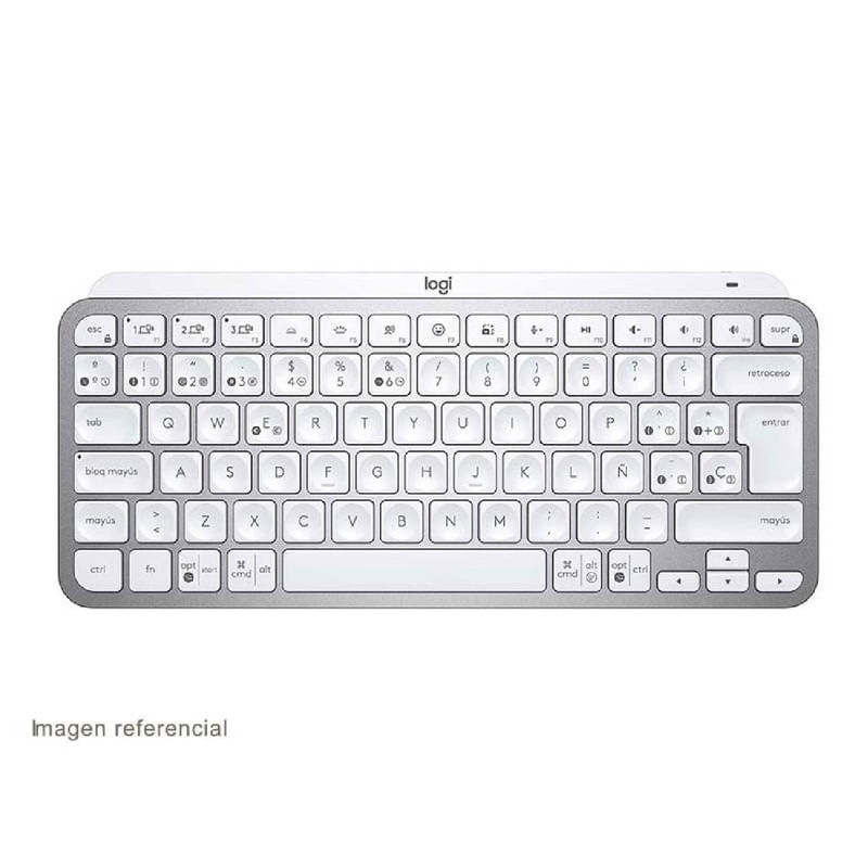 Teclado Logitech Mx Keys Mini Multi-device Bt Iluminado Gris