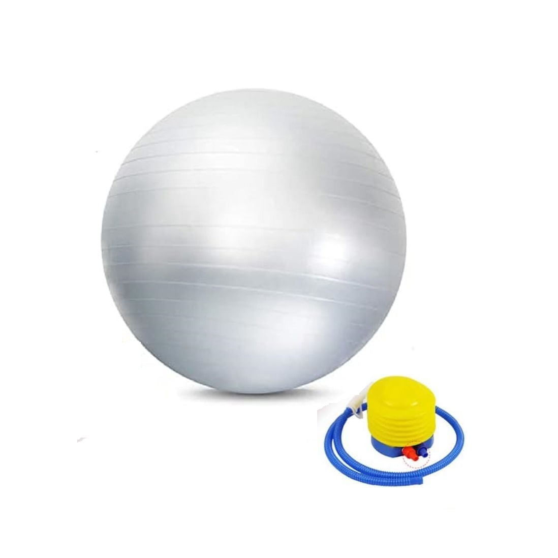 Pelota De Yoga - Pilates 65 Cm Importada C/ Inflador Plomo