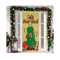 FUNDA NAVIDEÑA PARA PUERTA 410878-1-2