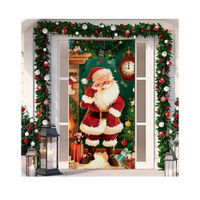 FUNDA NAVIDEÑA PARA PUERTA 410878-1-1