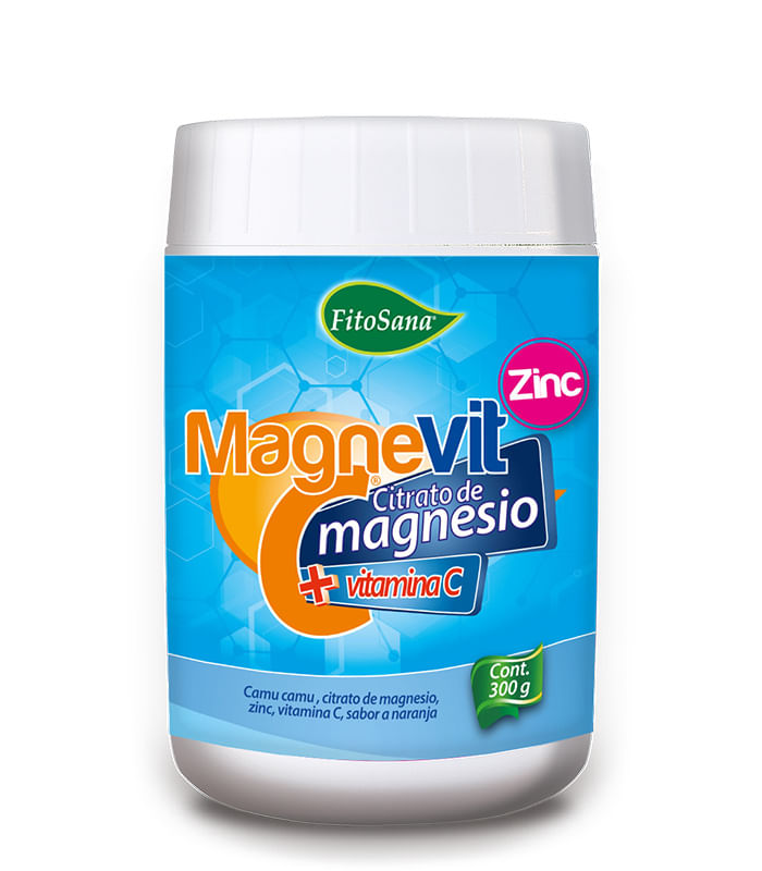 MAGNEVIT C (CITRATO DE MAGNESIO+VITAMINA C+ZINC) FITOSANA - BATIDO 300G