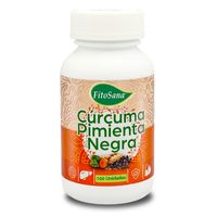 CURCUMA CON PIMIENTA NEGRA FITOSANA - FRASCO 100U
