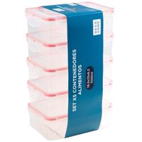 Set DECO HOME x5 Contenedores Alimentos
