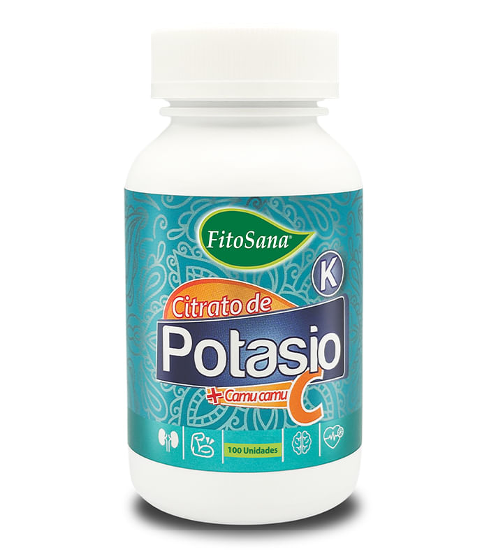 CITRATO DE POTASIO C FITOSANA - FRASCO 100U