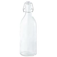 Botella DECO HOME Vidrio C/Tapa 1L