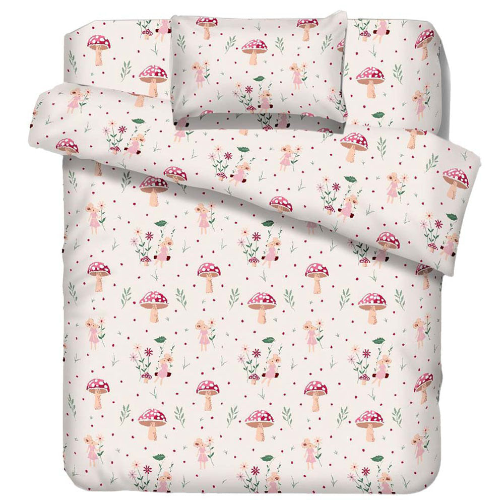 Sábanas DECO HOME Sweet Woods Dis1 1.5 Plazas