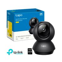 Cámara de Seguridad WiFi Tapo C211 Gira 360° 2K 3MP Micro SD 128GB