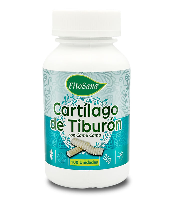 CARTILAGO DE TIBURON CON CAMU CAMU FITOSANA - FRASCO 100U