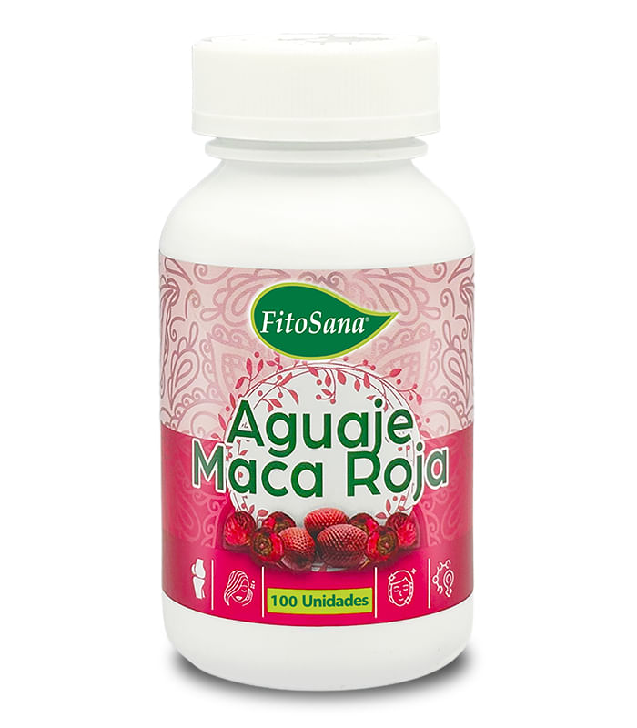 AGUAJE CON MACA ROJA FITOSANA - FRASCO 100U