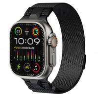 Correa Acero Milanese Loop Ultra Para Apple Watch 44/45/46/49mm Black