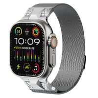 Correa Acero Milanese Loop Ultra Para Apple Watch 44/45/46/49mm Silver