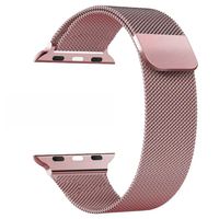Correa de Acero Milanese Loop para Apple Watch 44/45/46/49mm Rosado