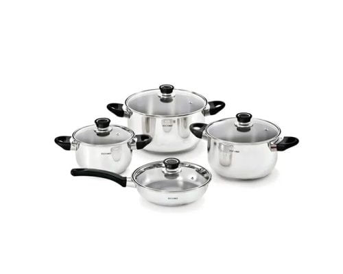Juego de Ollas Inoxset de 8 piezas de RECORD JGO INOXSET - OFERTA!