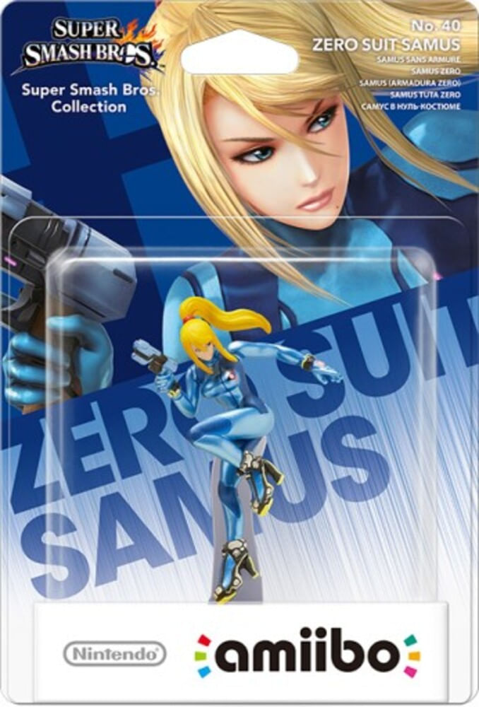 AMIIBO ZERO SUIT SAMUS SERIE SUPER SMASH BROS NINTENDO SWITCH